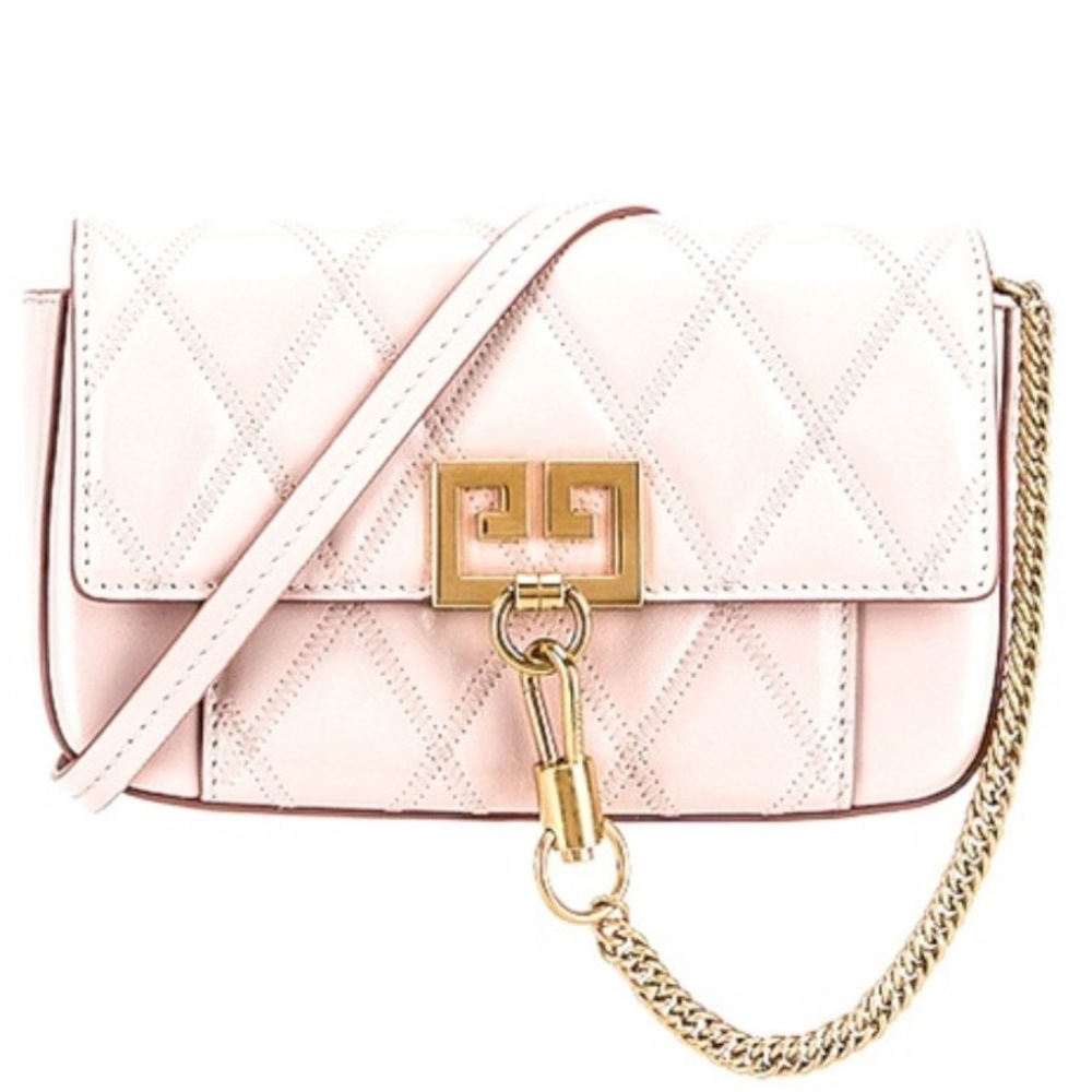 Givenchy Pink Quilted Crossbody Bag